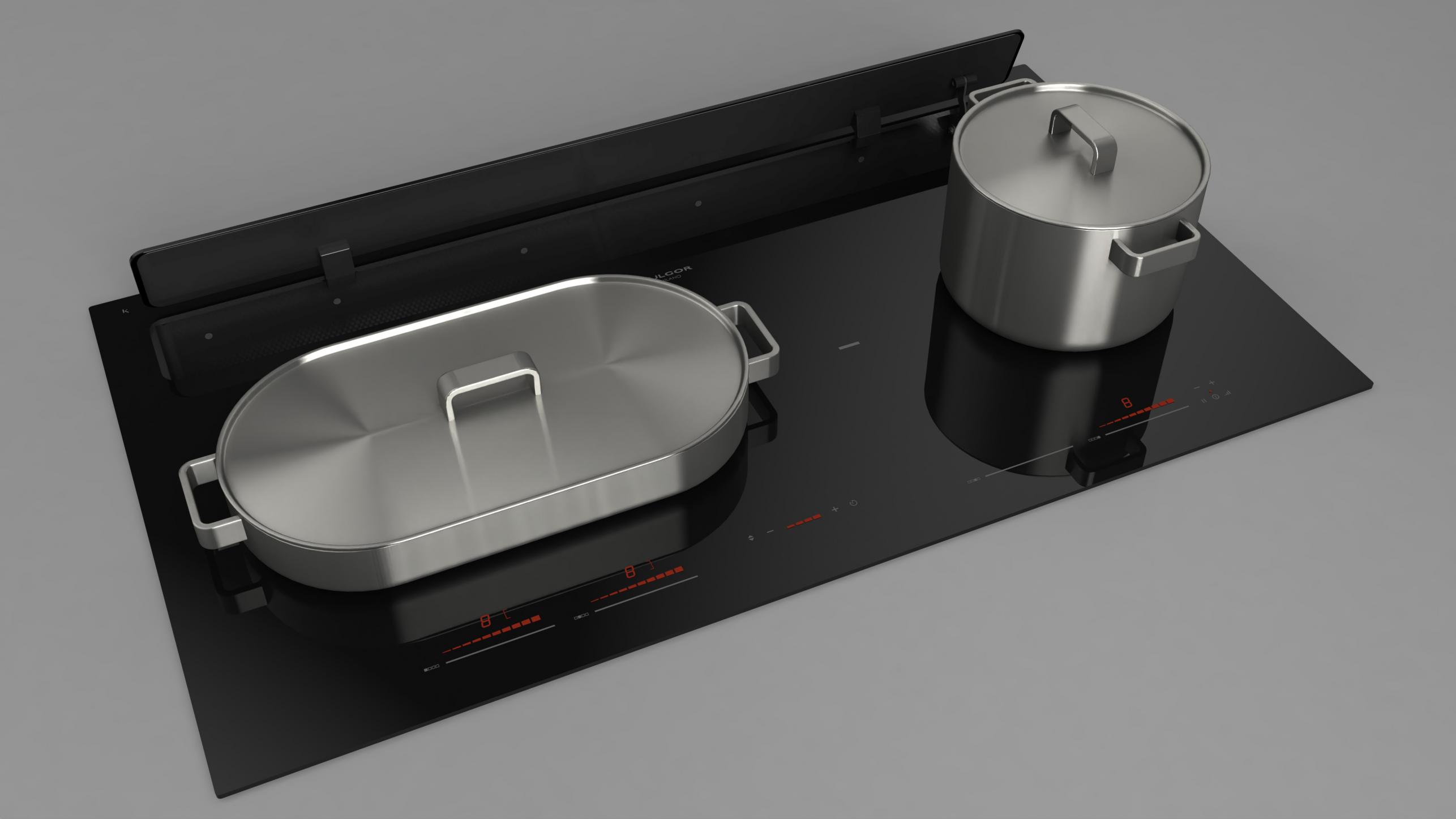 INDUCTION HOB WITH REAR VENTING | Fulgor Milano